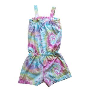 The Children's Place Tye-Dye Romper Girls Size 5T